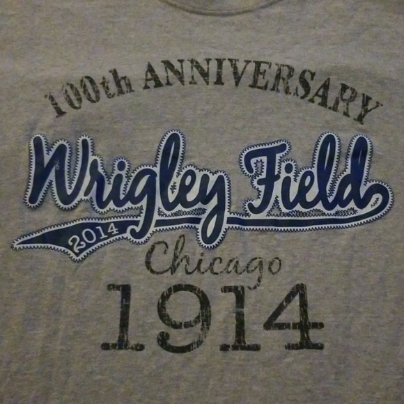 100 anniversary of Wrigley field tshirt - Picture 2 of 3